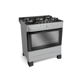 COCINA A GAS 5H, MFV5BB HAMBURGO TITANIO