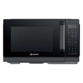 MICROONDAS ELDOM 25 LITROS CON GRILL NEGRO DIGITAL